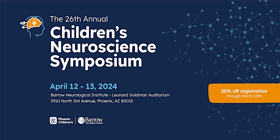 PCH 26th Annual Neuroscience Symposium 2024 Banner