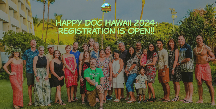 Happy Doc Hawaii 2024 Banner