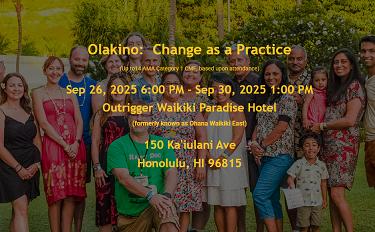 Olakino:  Change as a Practice 2025-26 Banner