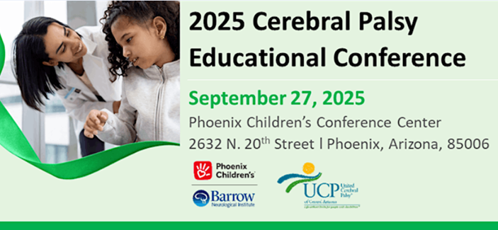 Cerebral Palsy Educational Conference 2025 Banner